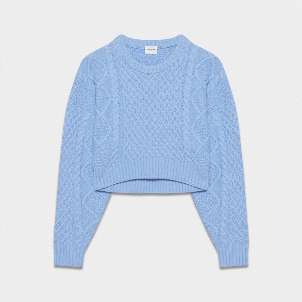 Sunday Best Peggy Cropped Sweater Size XS